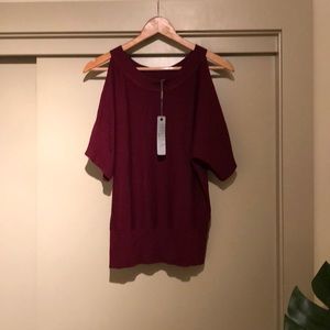 Champagne off the shoulder top